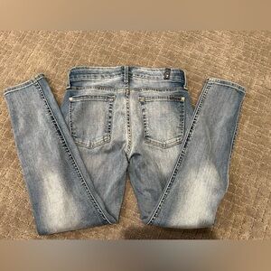 7 for all man kind womens skinny jeans size 27